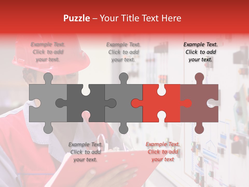 Labor Concentration Pen PowerPoint Template