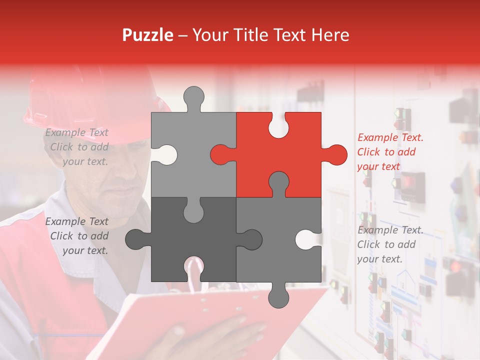 Labor Concentration Pen PowerPoint Template