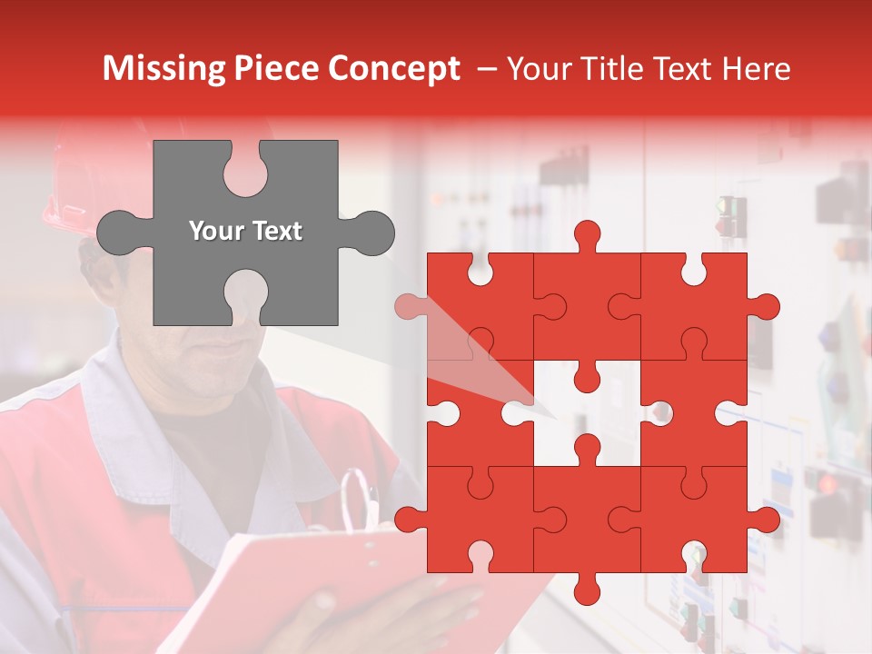 Labor Concentration Pen PowerPoint Template