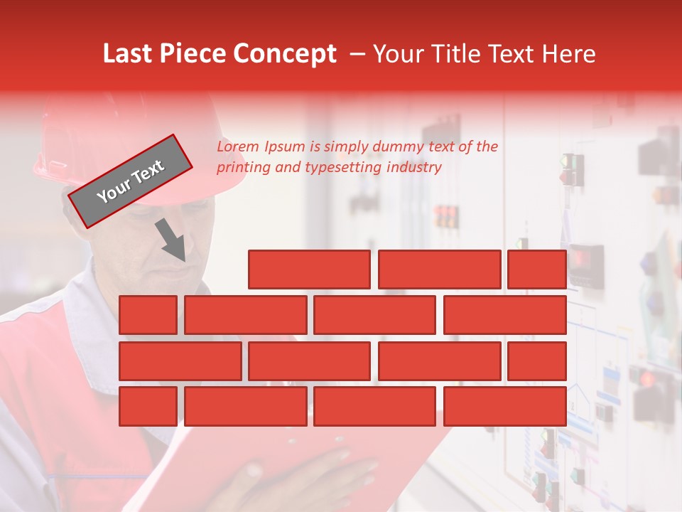 Labor Concentration Pen PowerPoint Template