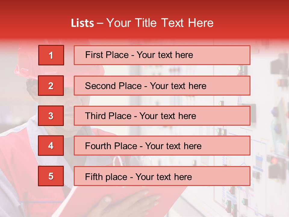 Labor Concentration Pen PowerPoint Template