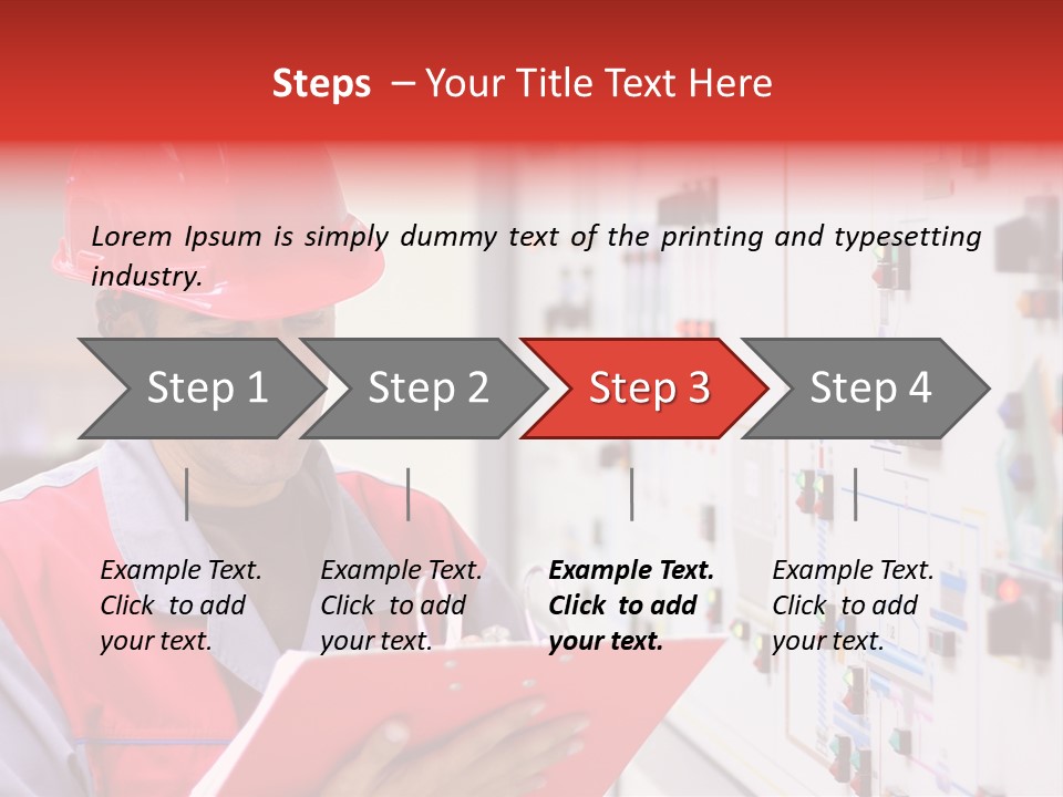 Labor Concentration Pen PowerPoint Template