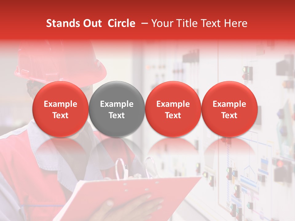 Labor Concentration Pen PowerPoint Template