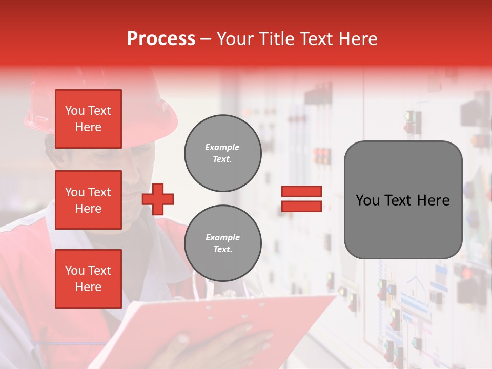 Labor Concentration Pen PowerPoint Template