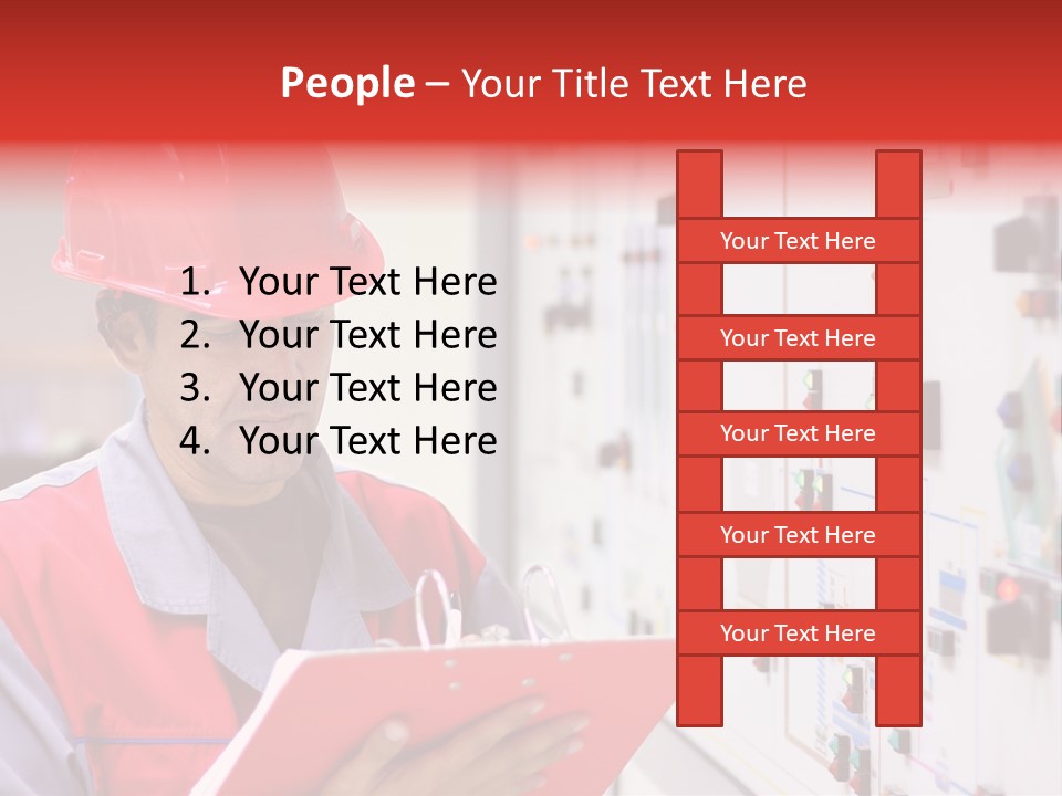 Labor Concentration Pen PowerPoint Template