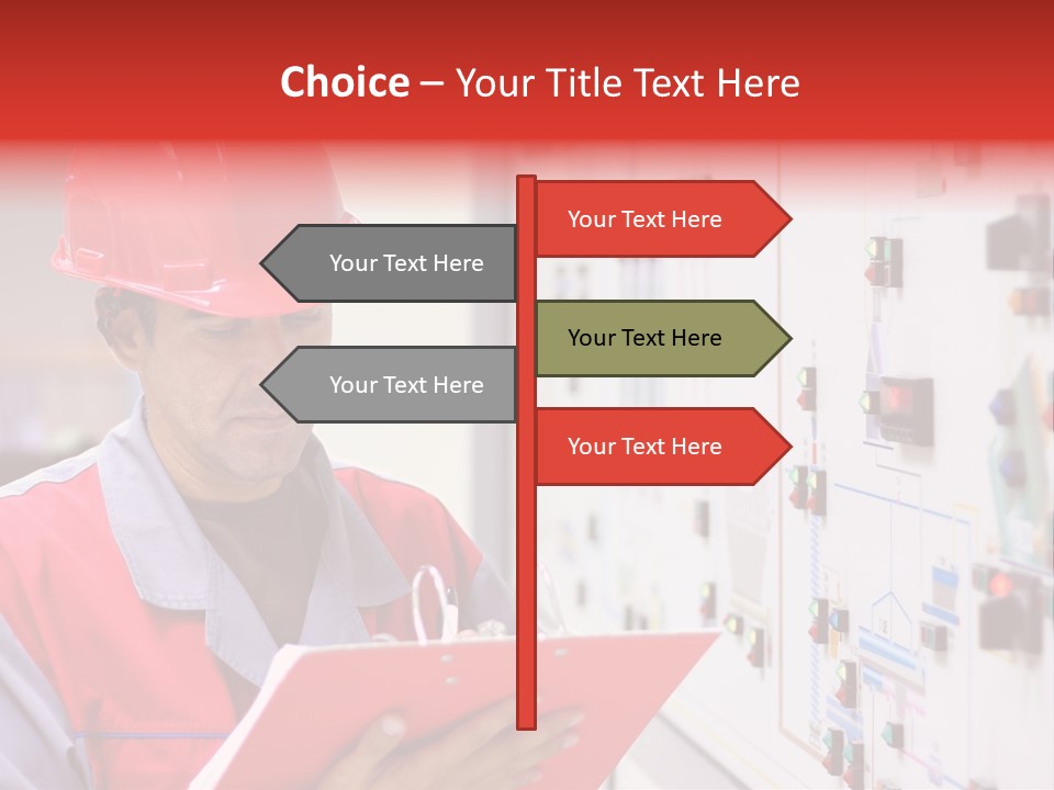 Labor Concentration Pen PowerPoint Template