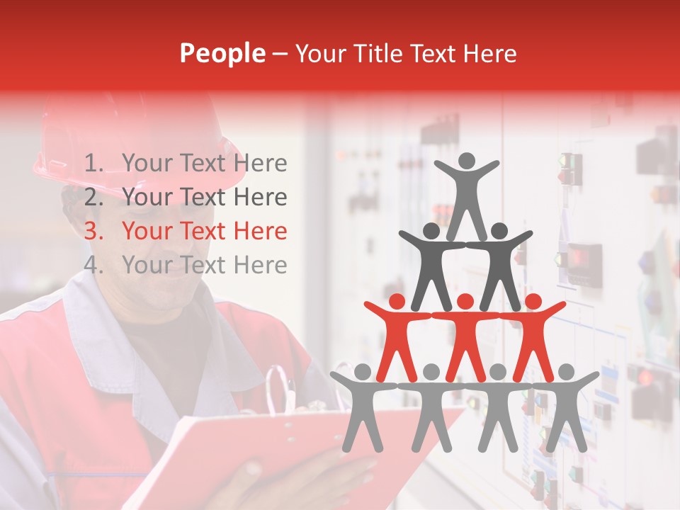 Labor Concentration Pen PowerPoint Template