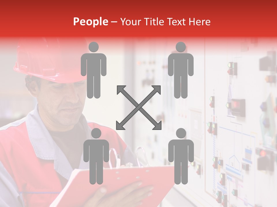 Labor Concentration Pen PowerPoint Template