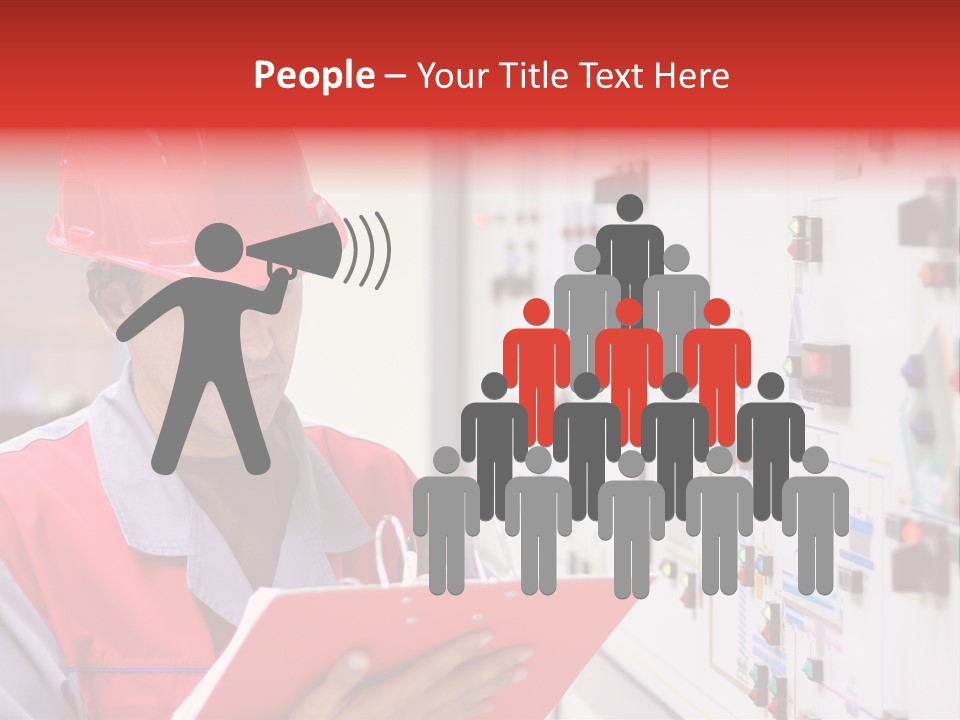 Labor Concentration Pen PowerPoint Template