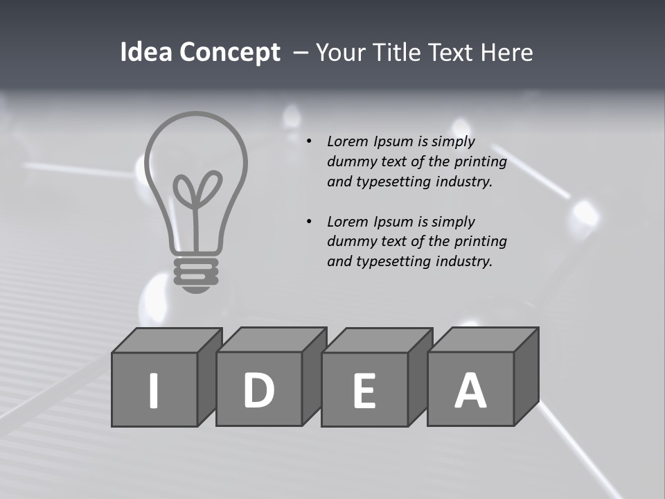 Business Concepts Chemistry PowerPoint Template