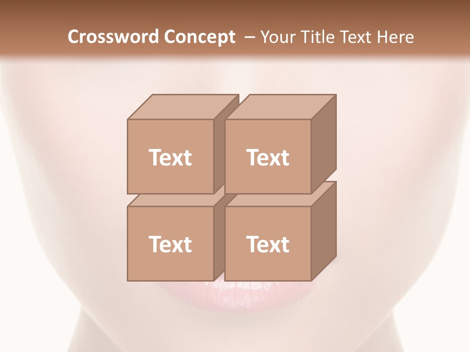 Makeup Face Pretty PowerPoint Template