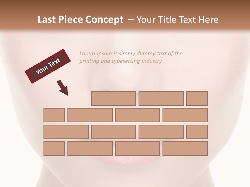 Makeup Face Pretty PowerPoint Template
