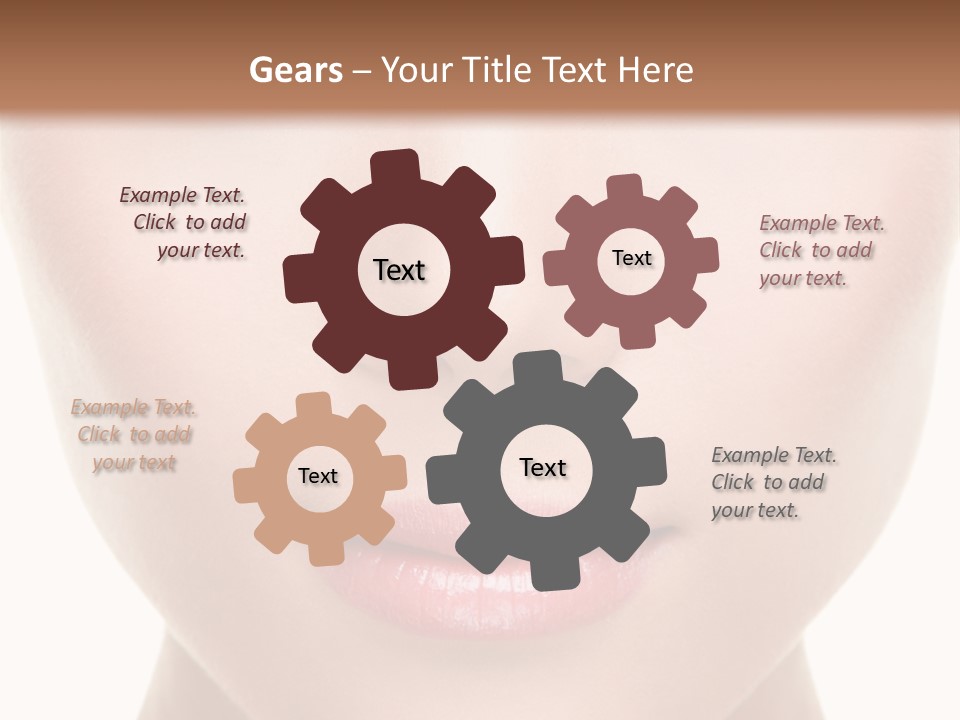 Makeup Face Pretty PowerPoint Template