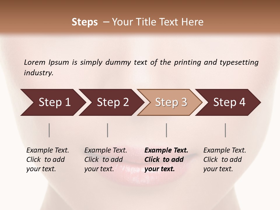 Makeup Face Pretty PowerPoint Template