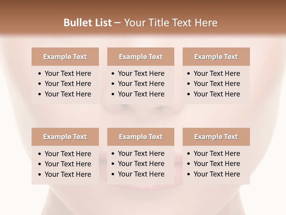 Makeup Face Pretty PowerPoint Template