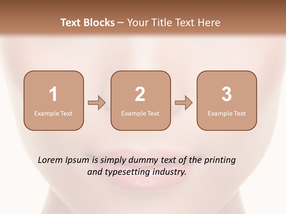 Makeup Face Pretty PowerPoint Template