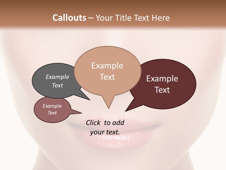 Makeup Face Pretty PowerPoint Template