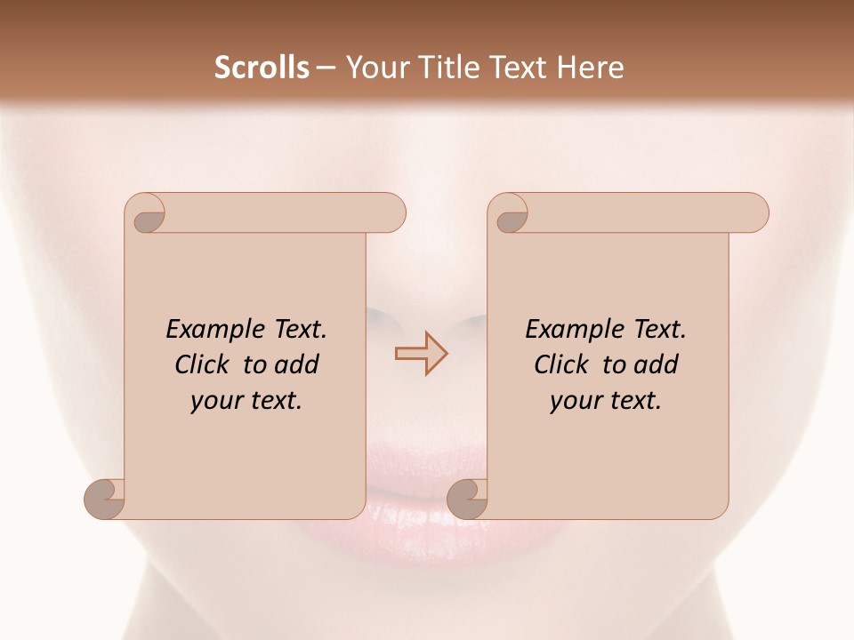 Makeup Face Pretty PowerPoint Template