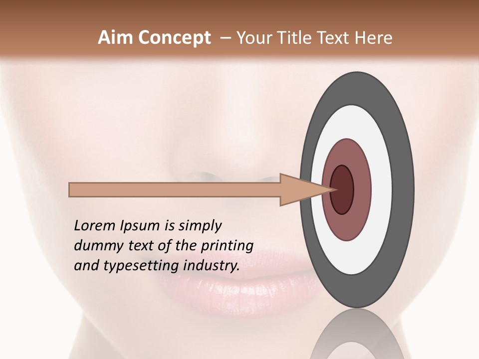 Makeup Face Pretty PowerPoint Template