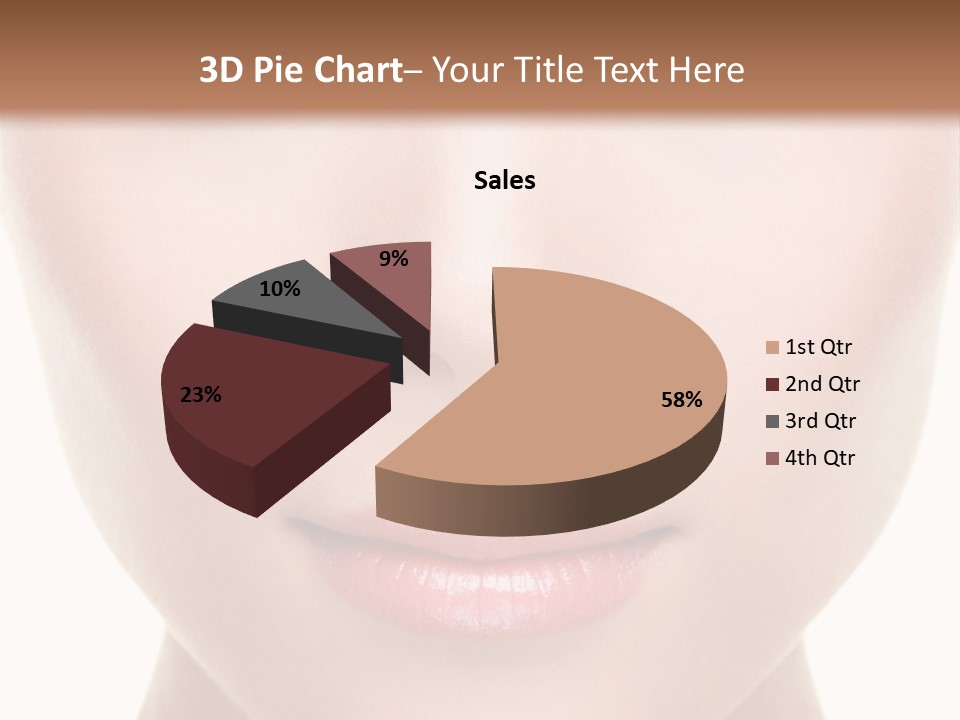 Makeup Face Pretty PowerPoint Template
