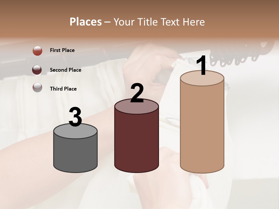 Pleat Drapery Hang PowerPoint Template