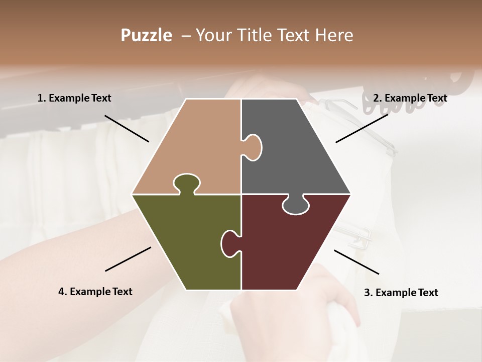 Pleat Drapery Hang PowerPoint Template