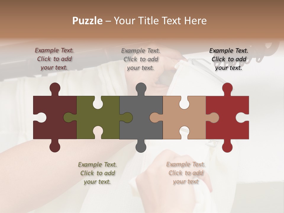 Pleat Drapery Hang PowerPoint Template