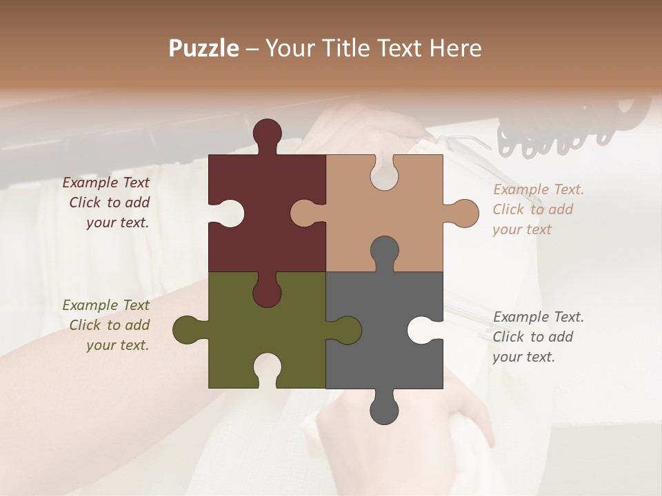 Pleat Drapery Hang PowerPoint Template