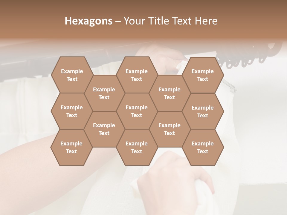 Pleat Drapery Hang PowerPoint Template