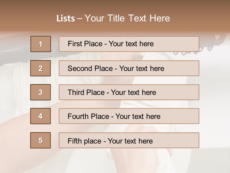 Pleat Drapery Hang PowerPoint Template