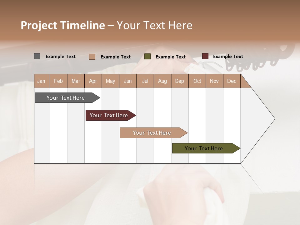 Pleat Drapery Hang PowerPoint Template