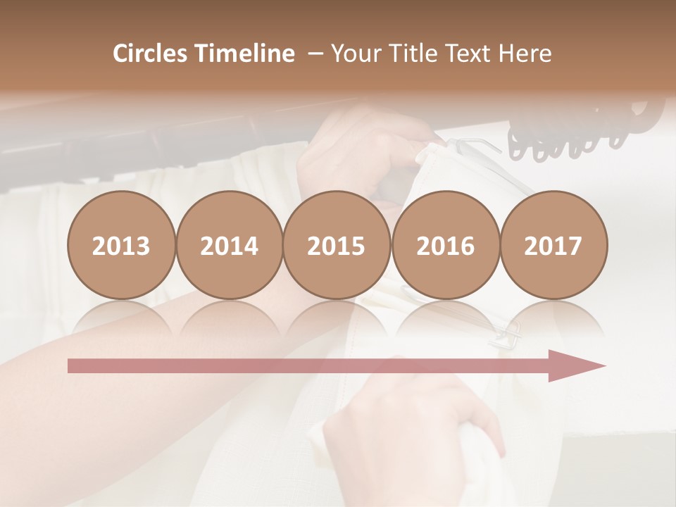 Pleat Drapery Hang PowerPoint Template