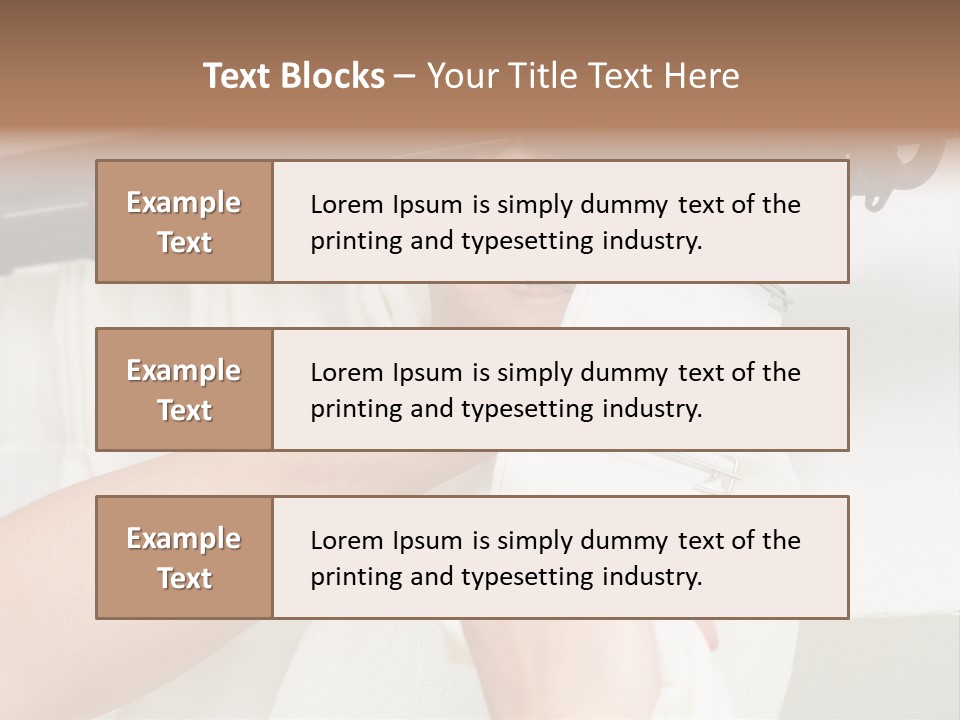 Pleat Drapery Hang PowerPoint Template