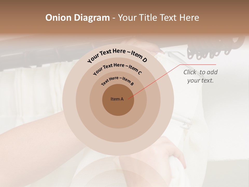 Pleat Drapery Hang PowerPoint Template