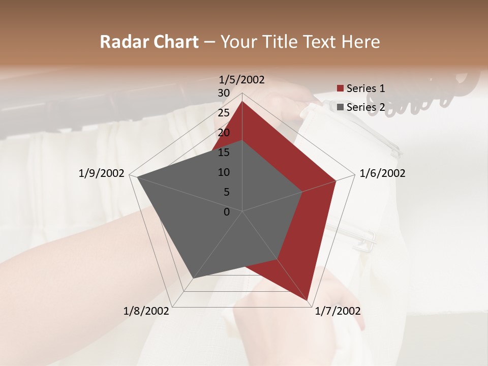 Pleat Drapery Hang PowerPoint Template