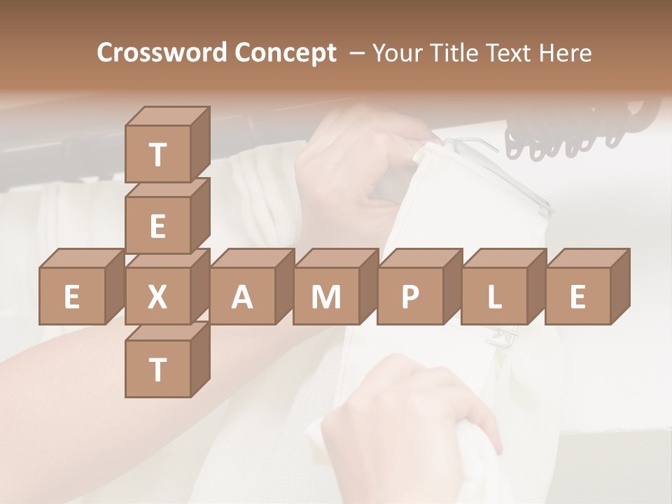 Pleat Drapery Hang PowerPoint Template