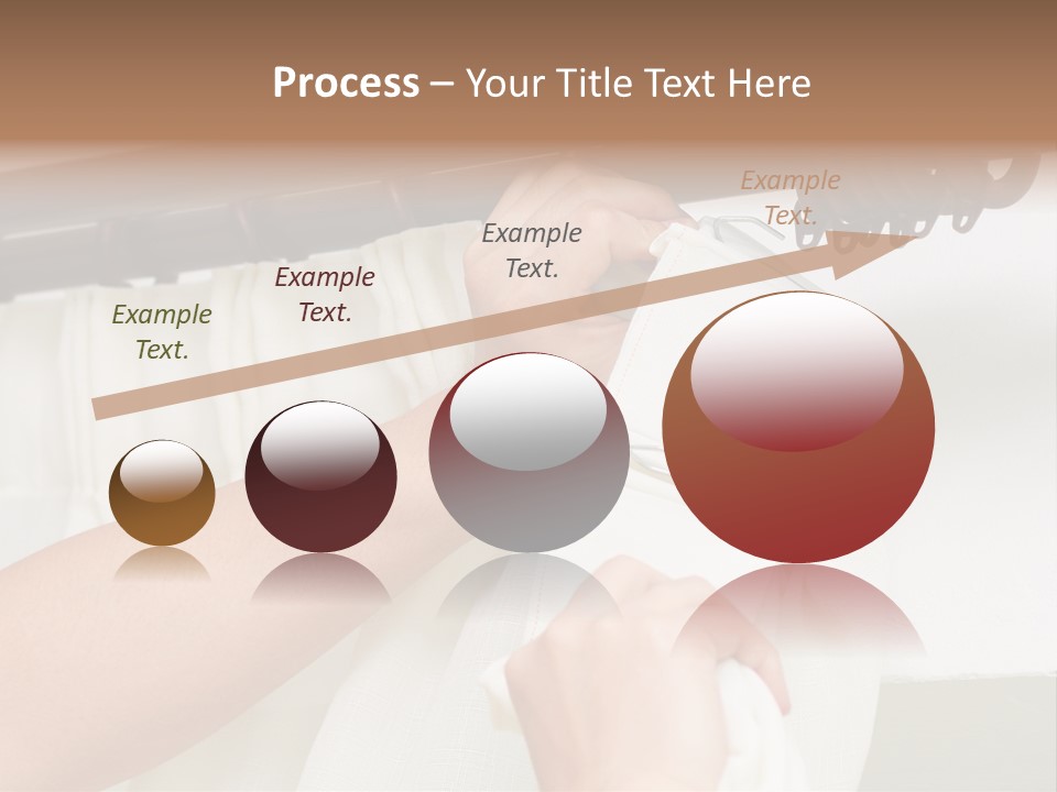 Pleat Drapery Hang PowerPoint Template