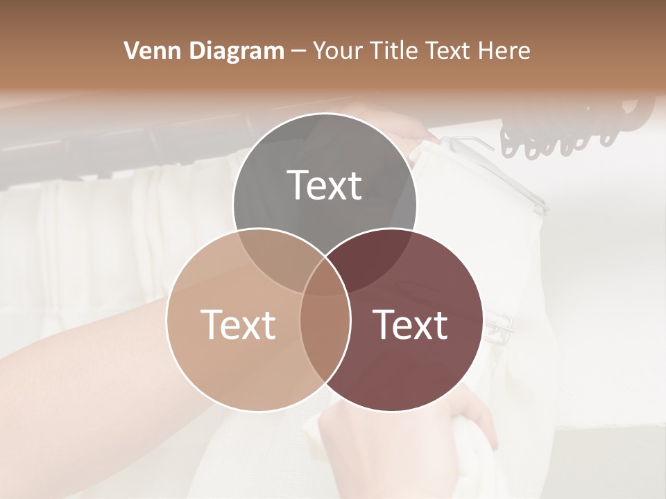 Pleat Drapery Hang PowerPoint Template