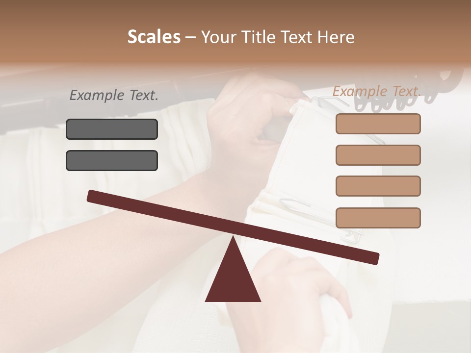 Pleat Drapery Hang PowerPoint Template