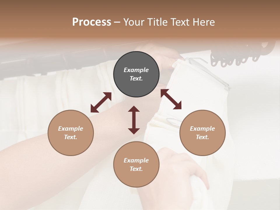 Pleat Drapery Hang PowerPoint Template