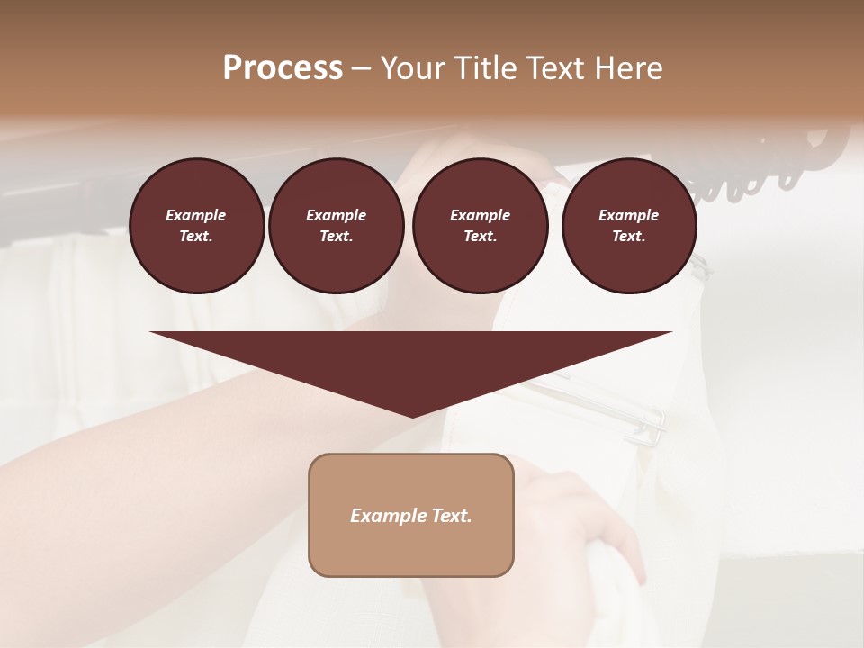 Pleat Drapery Hang PowerPoint Template