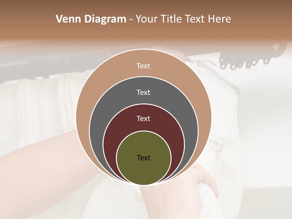 Pleat Drapery Hang PowerPoint Template