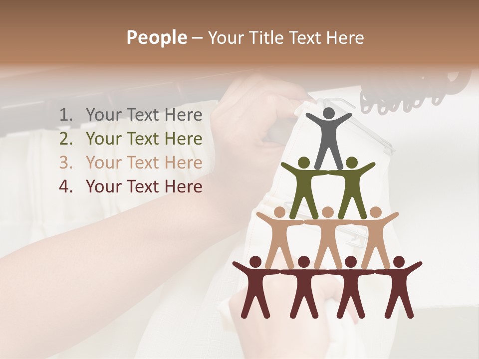 Pleat Drapery Hang PowerPoint Template