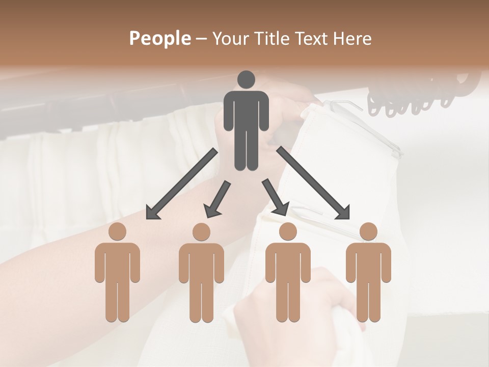 Pleat Drapery Hang PowerPoint Template