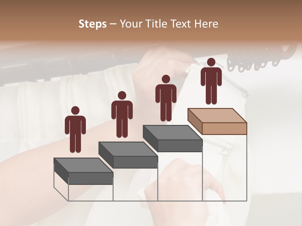 Pleat Drapery Hang PowerPoint Template