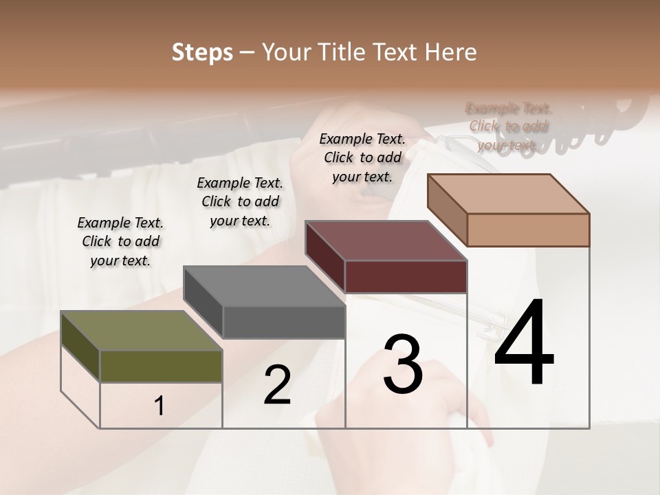 Pleat Drapery Hang PowerPoint Template