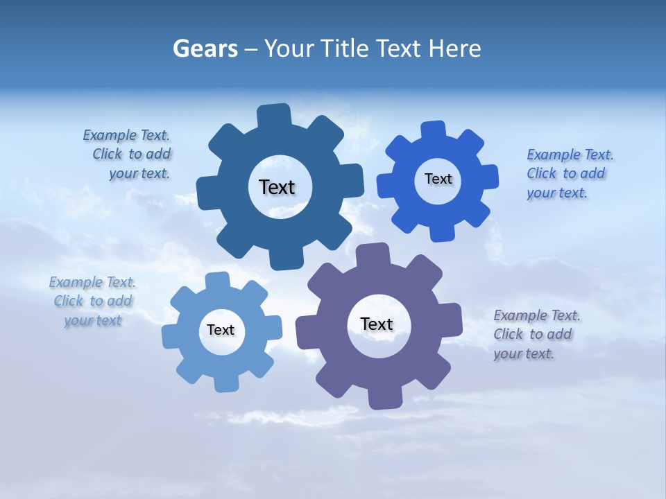 Natural Wind Dark PowerPoint Template