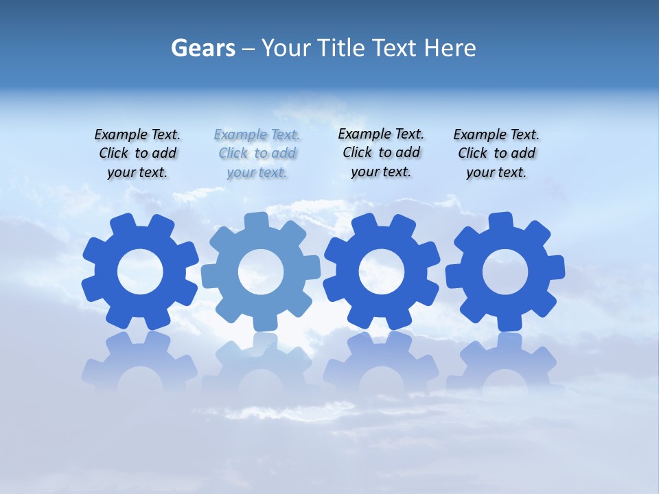 Natural Wind Dark PowerPoint Template