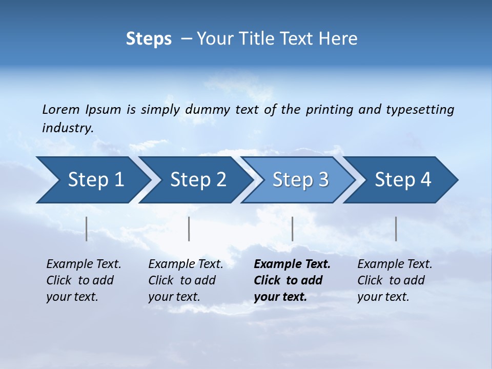Natural Wind Dark PowerPoint Template