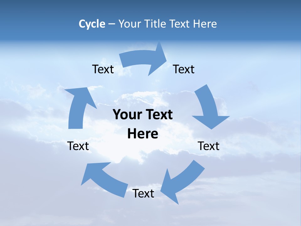 Natural Wind Dark PowerPoint Template